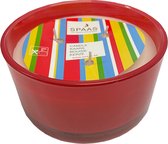Spaas Kaars In Glas 3 Wieken Rood Ø13,5cm
