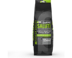Saluti Buono! | Gebrande koffiebonen | Sterke koffie | 750 gram | Arabica & Robusta