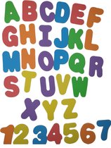 Foam Alfabet letters en cijfers - Douche speelgoed - Badkamer - Leren tellen - Woorden maken - badspeeltjes - badspeelgoed -  ABC 123