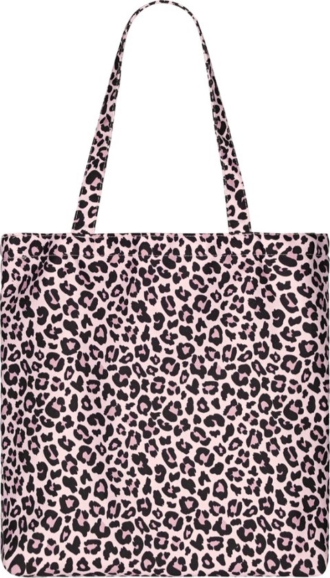 Shopper Canvas - Luipaard - Luipaardprint Pink - Yehwang - shopper - wasbaar