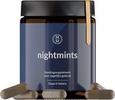 MM© Nightmints - 40 Capsules - Effectiever dan Melatonine & Slaappillen - Betere Nachtrust - Diepe Slaap - Valeriaan - L-Theanine - Magnesium - Vitamine B & D - Natuurlijke voedingssupplementen