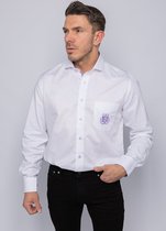 Wit modieus hemd RSC Anderlecht maat XL (Italian Design)
