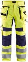 Blaklader Werkbroek met stretch High Vis 1995-1831 - High Vis Geel/Marineblauw - D120