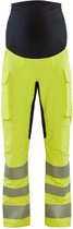 Blaklader High Vis Zwangerschapsbroek met 4-weg stretch 7100-1642 - High Vis Geel/Zwart - M