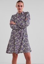 Pieces Jurk Pchelle Ls Shirt Dress Bc 17122088 Sky Captain Dames Maat - L