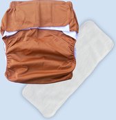 Wasbare incontinentieluier volwassenen met XL-inlegger - verstelbaar voor verschillende maten - Wiesje Wasbaar