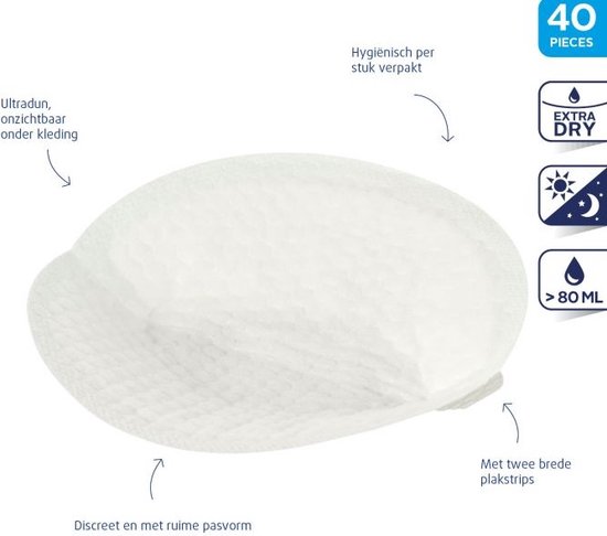 Zoogcompressen - 40 stuks van Medela — afbeelding 2