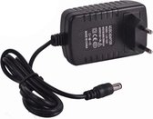 12 Volt voedingseenheid - Compatibel met Diverse Apparaten - AC100-240V - Netadapter - Zwart