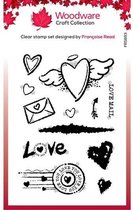 Woodware Clear singles stempel Love mail