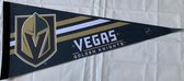 USArticlesEU - Las Vegas Golden Knights - NHL - Vaantje - Ijshockey - Hockey - Ice Hockey - Sportvaantje - Pennant - Wimpel - Vlag - 31 x 72 cm