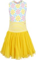 LoFff meiden mouwloze jurk Aimee Yellow