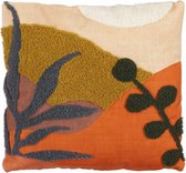 In The Mood Marlena Kussen - Donkergeel - L45 X B45 X H10  Cm - 2 Stuks