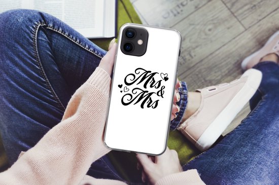 Coque iPhone 12 - Mariée - Mariage - Citation - Siliconen