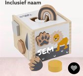 Tryco Houten Vormenstoof - Pawprint - Inclusief naam