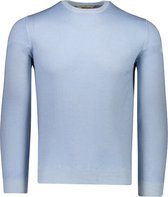 Gran Sasso  Trui Blauw Aansluitend - Maat M  - Heren - Lente/Zomer Collectie - Lana;Wool