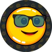 suikerleven zonnebril smiley doming sticker geschikt voor freestyle libre sensor 1 & 2