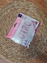 Ballon GIRL - Roze - 4 deligeset - Baby shower - Gender Reveal