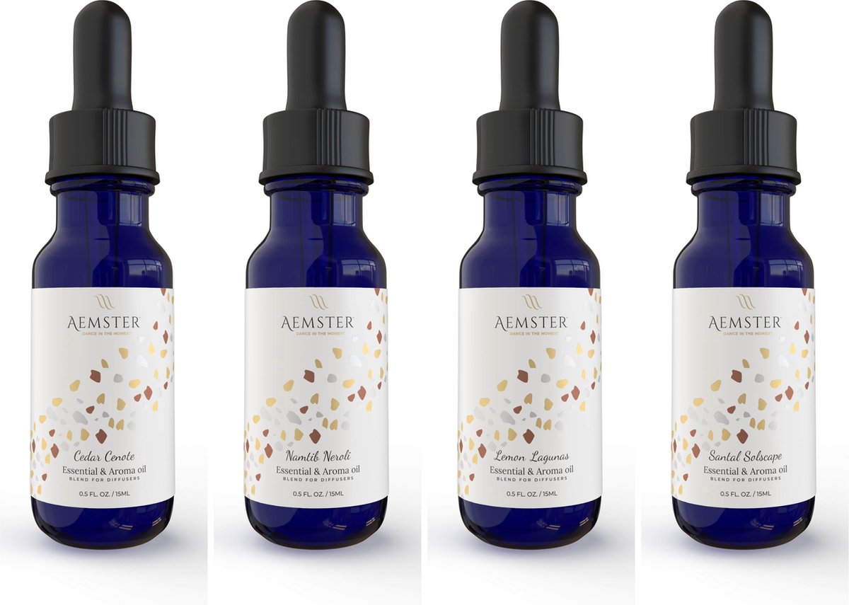 Goedkoopste Aemster Explorers Bundel - Geurolie - Huisparfum - Geschikt voor aroma diffusers