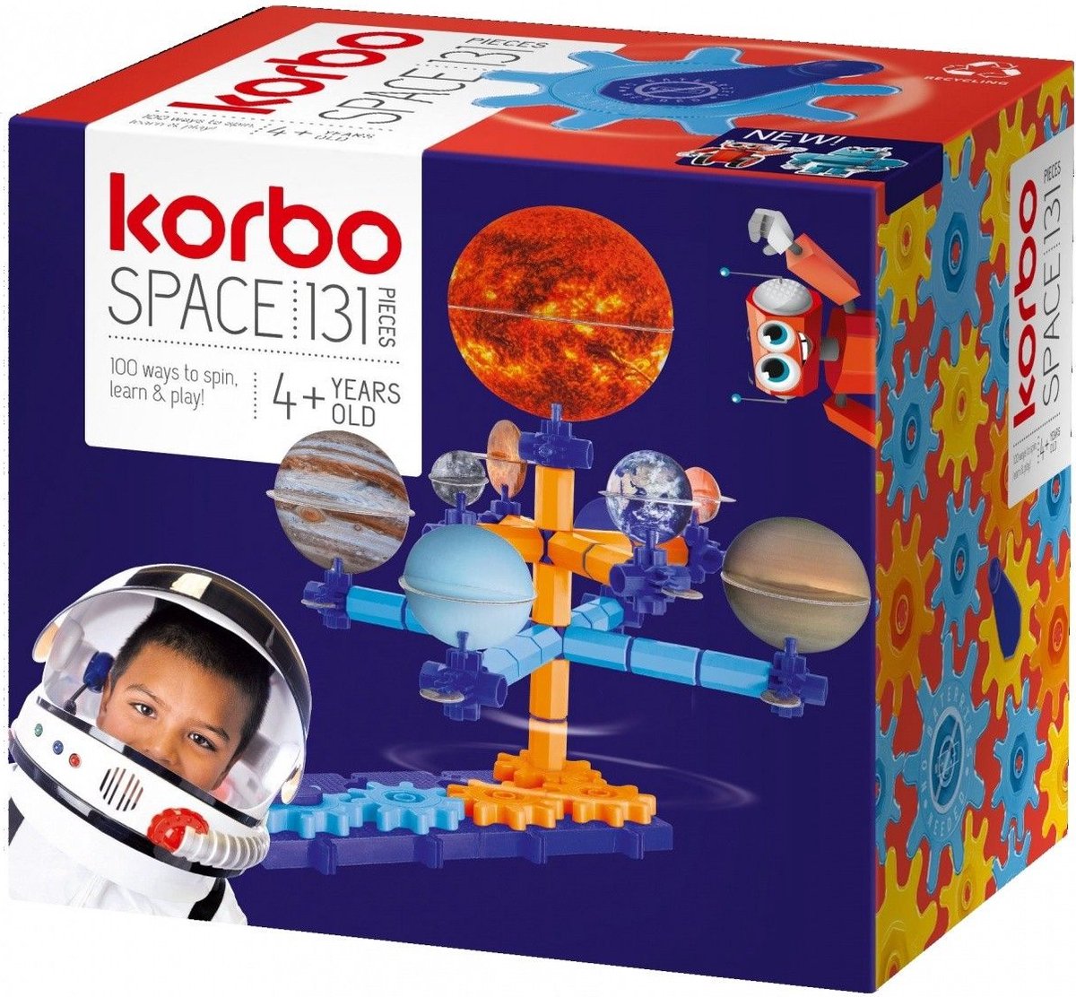 Techniek tandwielen Space 131-delig Korbo