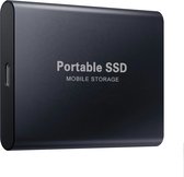Externe Harde Schijf 1TB - USB 3.1 Type C - 25MB/S - Externe SSD - Data Opslag - Zwart - Bezza Media