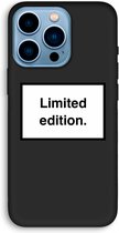 Case Company® - iPhone 13 Pro hoesje - Limited edition - 100% Biologisch Afbreekbaar - Duurzaam - Biodegradable Soft Case - Milieuvriendelijke Print op Achterkant - Zwarte Zijkanten - Bescher