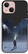 Case Company® - iPhone 13 mini hoesje - Wanderlust - 100% Biologisch Afbreekbaar - Duurzaam - Biodegradable Soft Case - Milieuvriendelijke Print op Achterkant - Zwarte Zijkanten - Bescherming