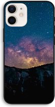 Case Company® - iPhone 12 hoesje - Travel to space - 100% Biologisch Afbreekbaar - Duurzaam - Biodegradable Soft Case - Milieuvriendelijke Print op Achterkant - Zwarte Zijkanten - Bescherming