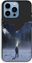 CaseCompany® - iPhone 13 Pro Max hoesje - Wanderlust - 100% Biologisch Afbreekbaar - Duurzaam - Biodegradable Soft Case - Milieuvriendelijke Print op Achterkant - Zwarte Zijkanten - Beschermi