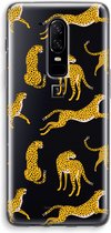 Case Company® - OnePlus 6 hoesje - Luipaard - Soft Case / Cover - Bescherming aan alle Kanten - Zijkanten Transparant - Bescherming Over de Schermrand - Back Cover