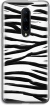 CaseCompany® - OnePlus 7 Pro hoesje - Zebra pattern - Soft Case / Cover - Bescherming aan alle Kanten - Zijkanten Transparant - Bescherming Over de Schermrand - Back Cover