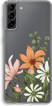 Case Company® - Galaxy S21 Plus hoesje - Floral bouquet - Soft Case / Cover - Bescherming aan alle Kanten - Zijkanten Transparant - Bescherming Over de Schermrand - Back Cover