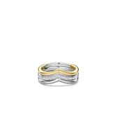 TI SENTO - Milano Ring 12266ZY - Zilveren dames ring - Maat 56