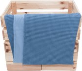 Babydeken & Knuffeldeken - Blauw 70x100
