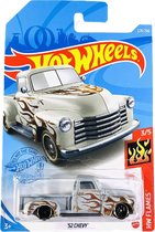 Hot Wheels Chevy 52 die cast voertuig - 7 cm - Schaal 1:64