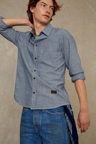 Kings Of Indigo - Enda Pocket  - Longsleeve Shirt - Donker Blauw - XL