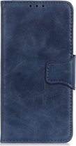 Shop4 - Samsung Galaxy A03s Hoesje - Wallet Case met Pasjeshouder Cabello Blauw