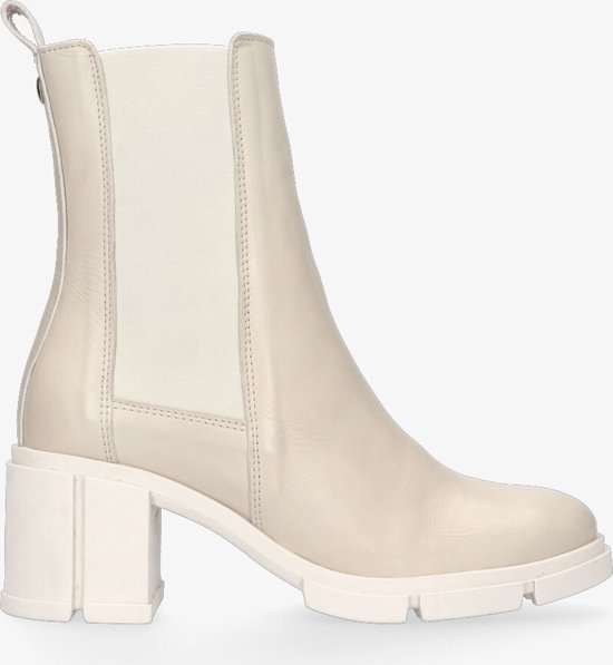 Tango Romy Heel 9 Enkellaarsjes - Enkelboots - Dames - Beige - Maat 39 | bol