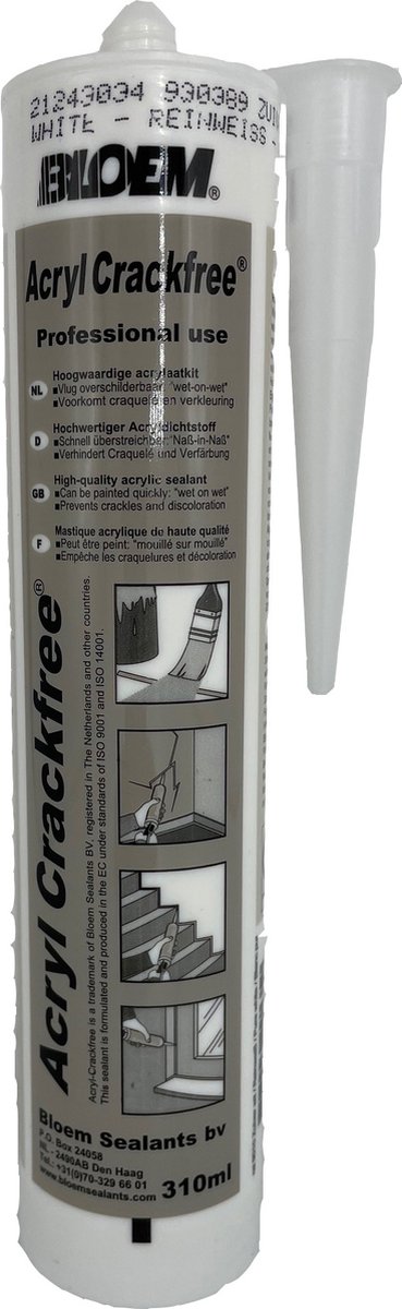 Acryl-Crackfree RAL9010 310ml