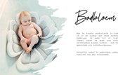 Baby bloem - verzorgingskussen - badmat antislip - babykussen - gootsteen - badzitje - badkussen