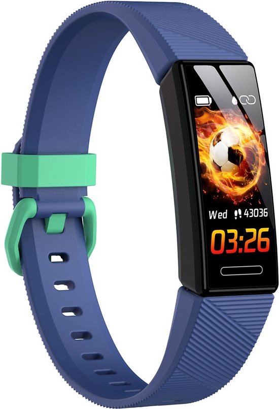 Smartwatch Kinderen - Waterdicht - Hartslag - Slaap Monitor - Blauw