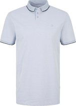 TOM TAILOR polo with rib details Heren Poloshirt - Maat S