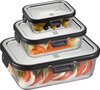Contenants alimentaires, Set de 3, Rectangle - GEFU|MILO