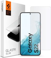 Spigen Screenprotector Geschikt voor Samsung Galaxy S22 - Glas tR Slim Tempered Glass - AGL04155
