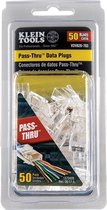 VDV826703 Pass-Thru™ Modular Data Plug, CAT6, 50-Pack