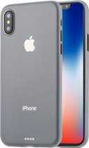 Coque Apple iPhone X - Mobigear - Série Ultra Thin - Coque arrière en plastique rigide - Transparente - Coque adaptée pour Apple iPhone X