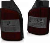 Achterlichten LED voor VW T5 10-15 TRANSPORTER ROOD SMOKE
