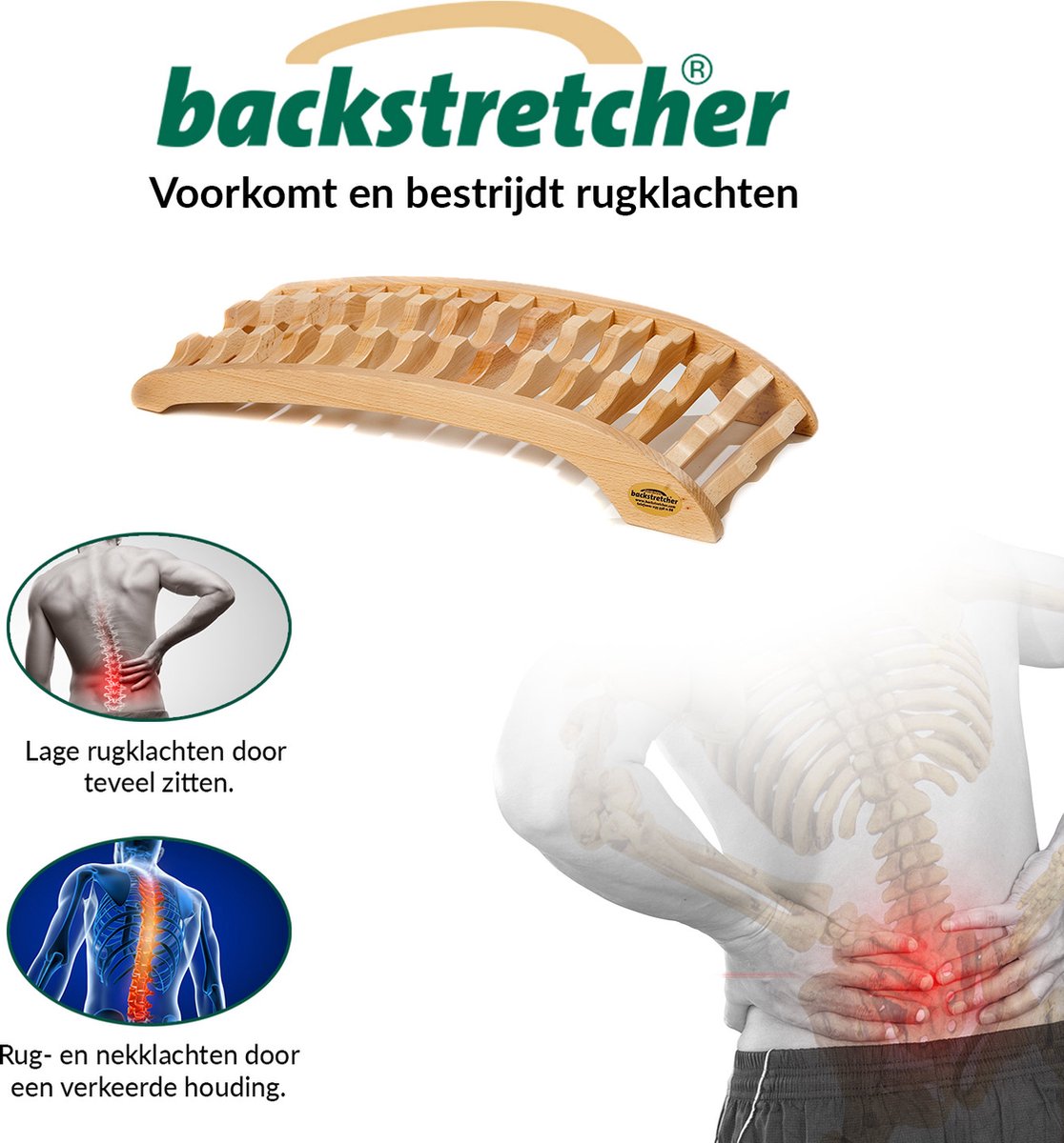 Backstretcher Rugstretcher Elektrische Massagekussen voor - afbeelding 3