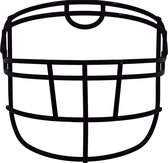 Rawlings PO3RU American Football Facemask - Zwart
