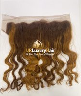 Raw Vietnamese Frontal 13x4 (Bodywave/Honey-Blond - 12 inch)