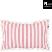 In The Mood St Tropez Kussen - Oud Roze - L55 X B35 X H10  Cm - 2 Stuks